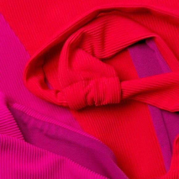 Beach Riot Women's Nia One-Piece Swimsuit Size medium- Magenta Coral - Picture 8 of 14